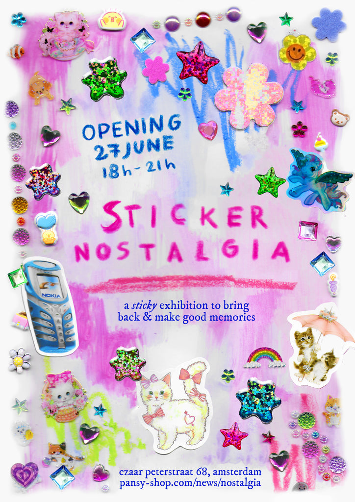 Pansy "Sticker Nostalgia" exhibition