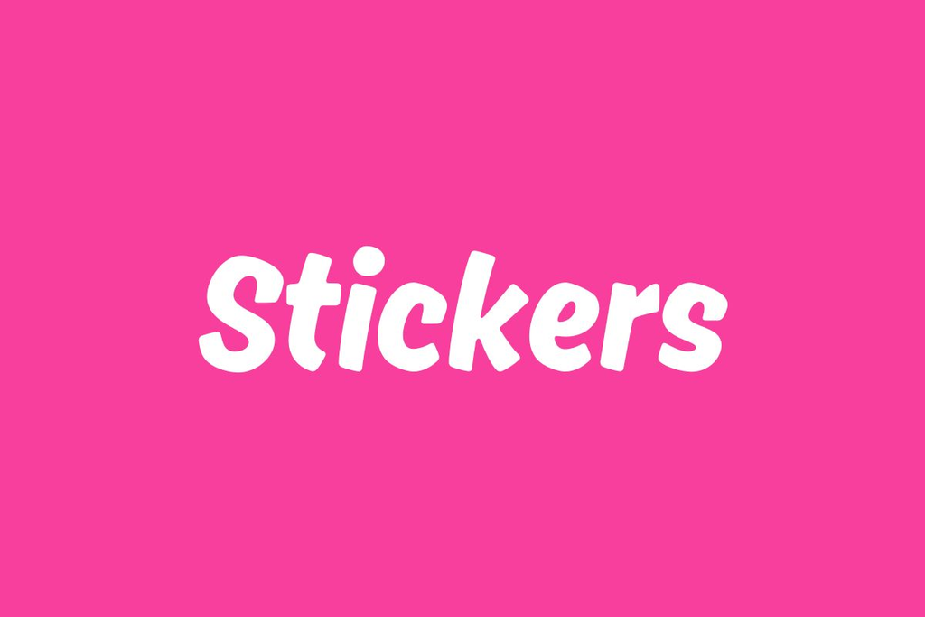Durable and waterproof vinyl stickers collection at Afroditis Art, featuring fun and vibrant designs.
