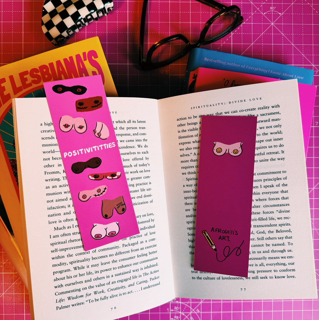 “Positivititties” bookmark - Afroditi's Art