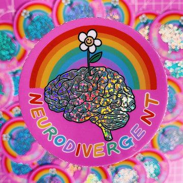 “Neurodivergent” sticker - Afroditi's Art