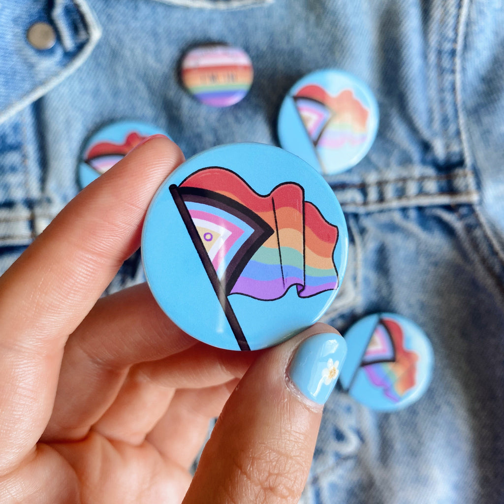 “Pride Flag” badge - Afroditi's Art