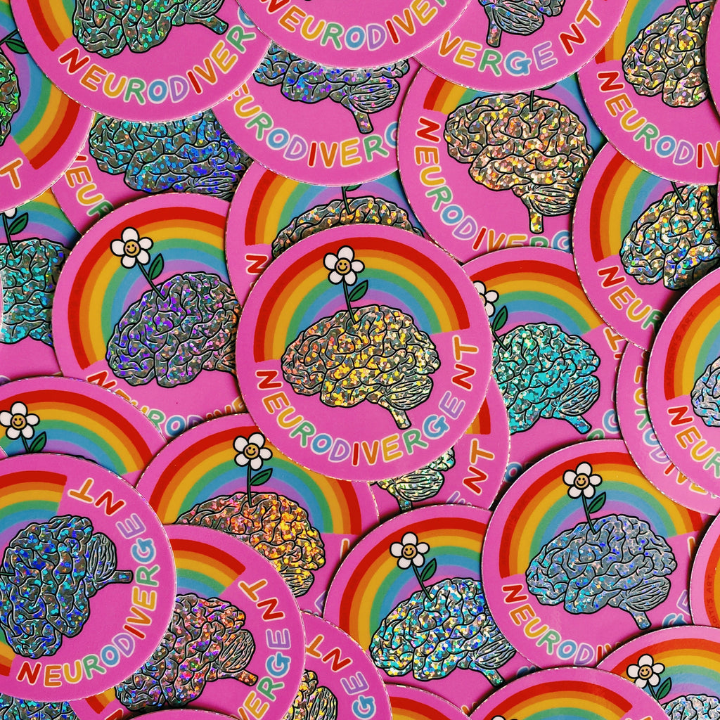 “Neurodivergent” sticker - Afroditi's Art