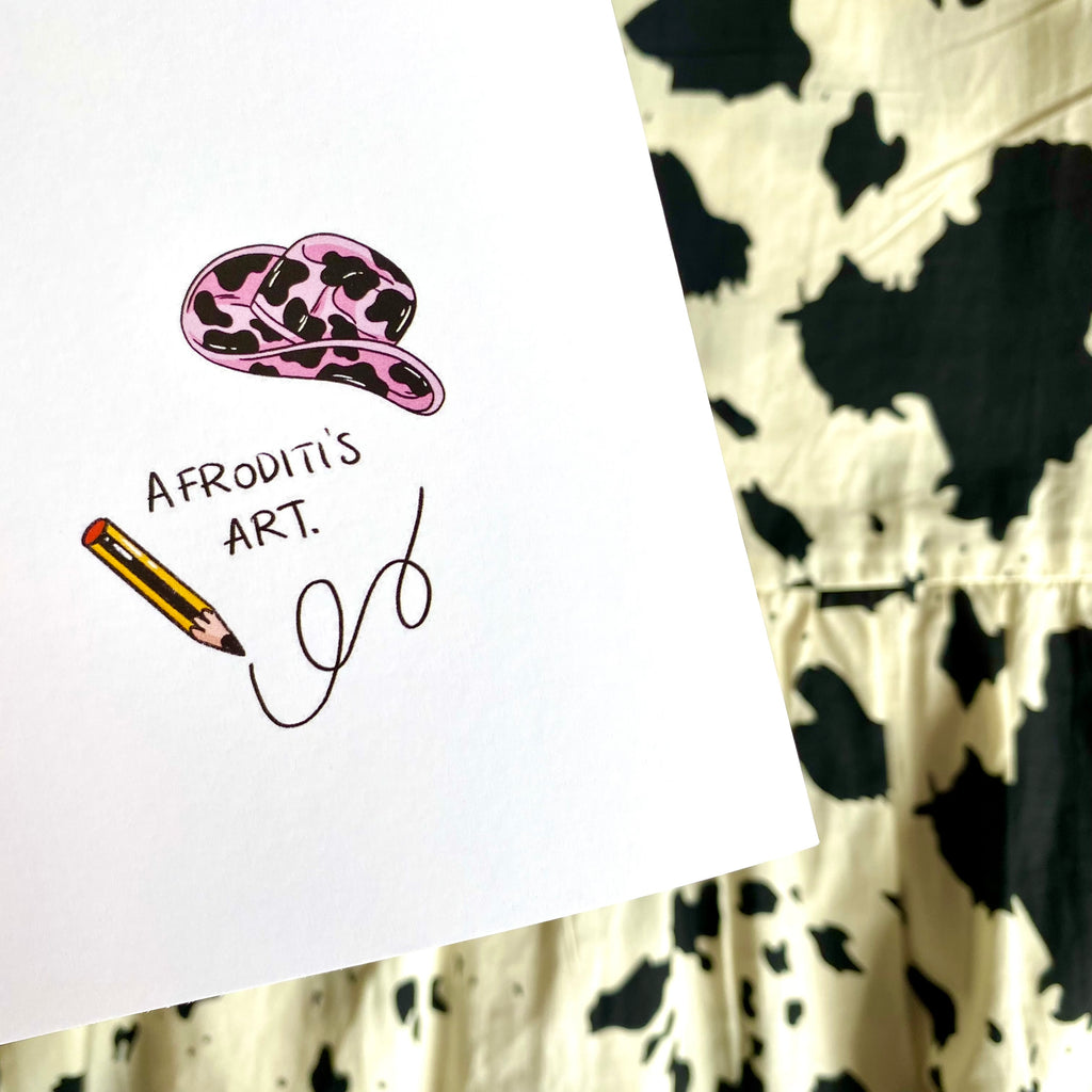 “Yeehaw” greeting card - Afroditi's Art