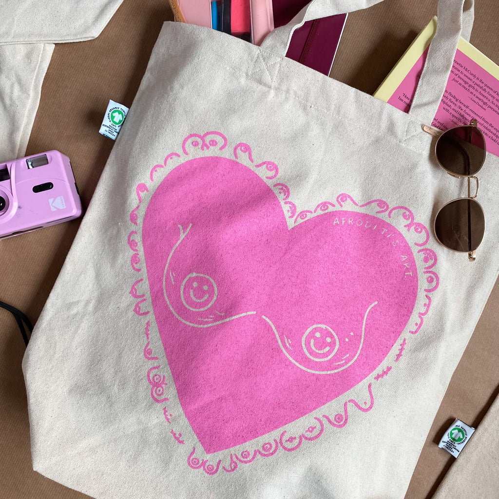 “Positivititties” tote bag - Afroditi's Art