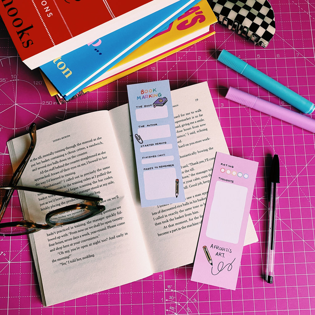 “Book Marking” bookmark - Afroditi's Art