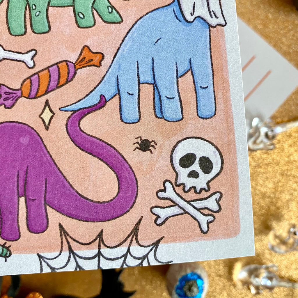 “Stay Spooky” postcard - Afroditi's Art