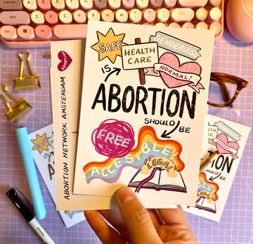 “Abortion” postcard - Afroditi's Art