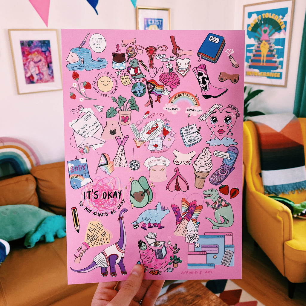 “Doodles” art print - Afroditi's Art