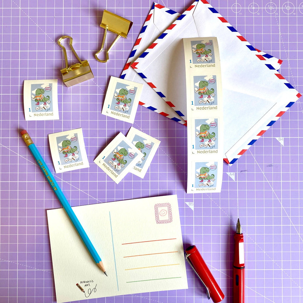 Dutch Postage Stamps - Afroditi's Art