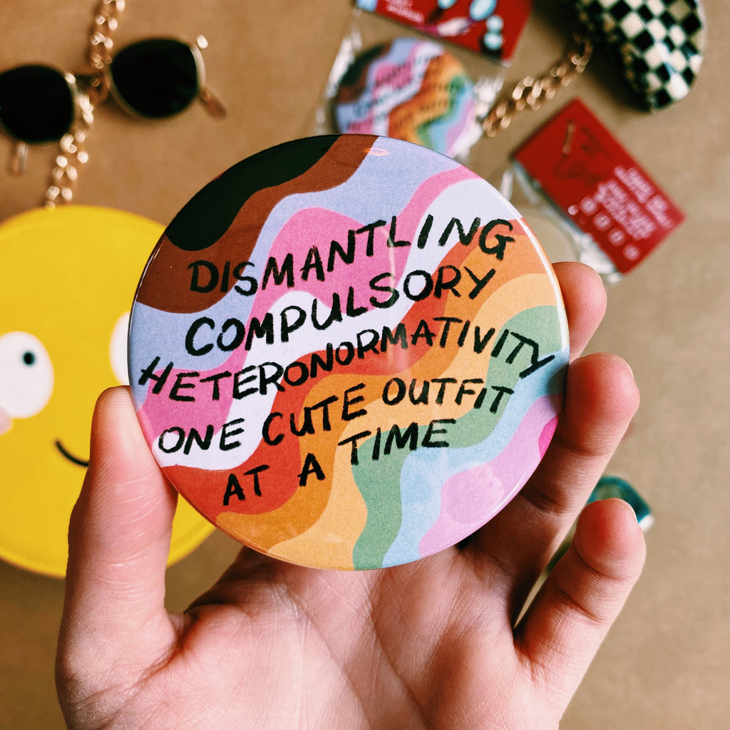 “Rainbow” pocket mirror - Afroditi's Art